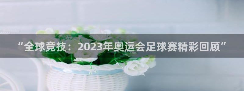 意昂4登录：“全球竞技：2023年奥运会足球赛精彩回顾”